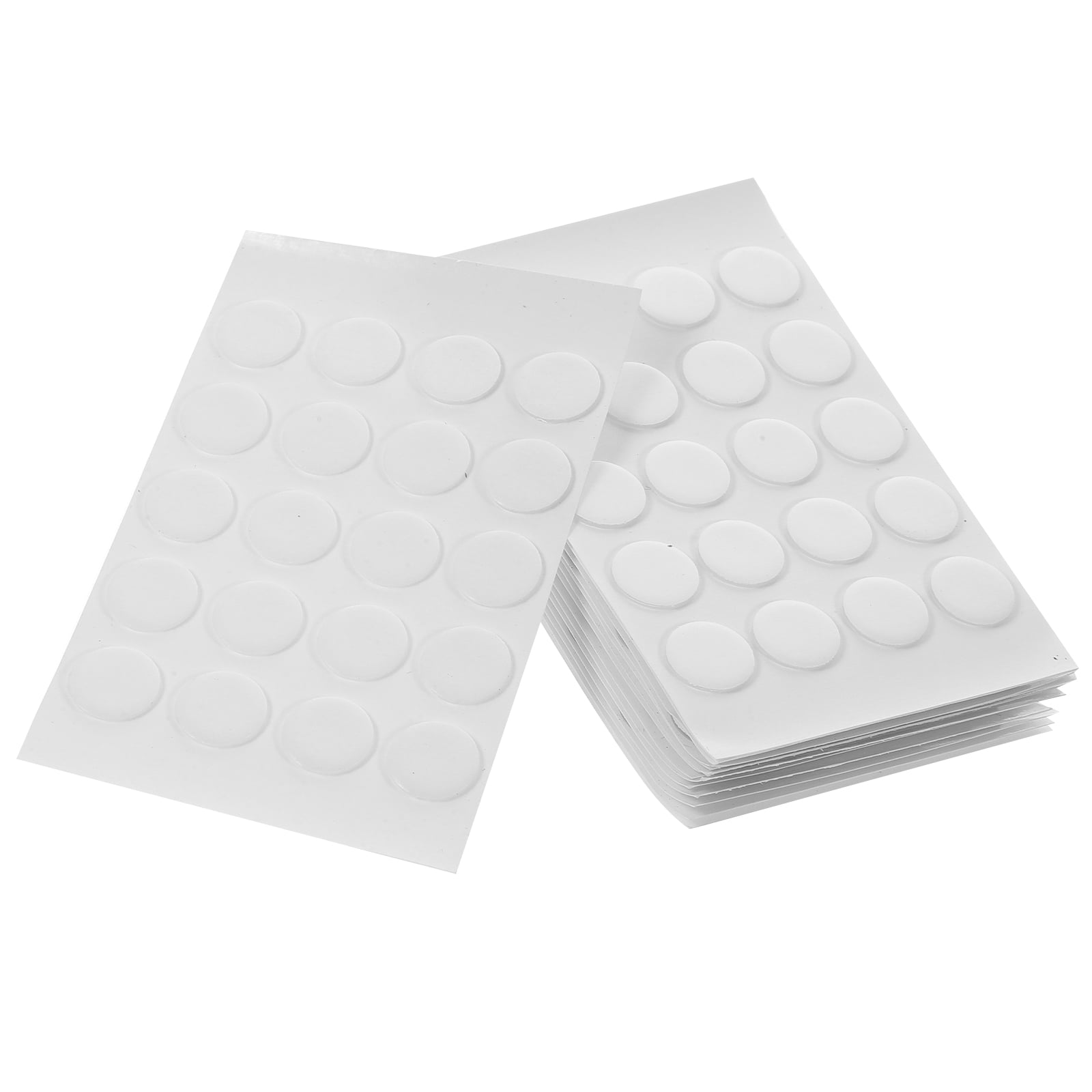 300 Pcs Double Sided Tape Sticky Removable Stickers Round Labels Dual ...
